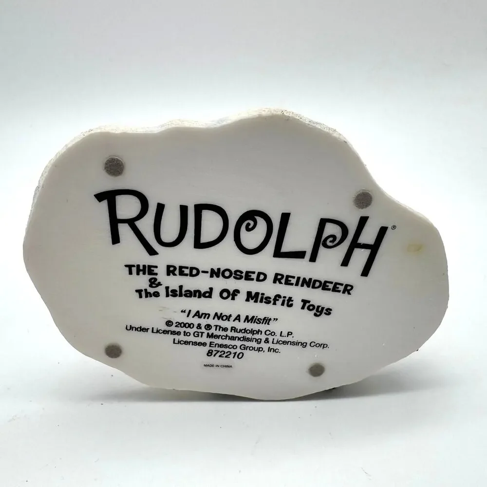 Vintage Rudolph Red Nosed Reindeer & Hermey the Elf Enesco Deluxe Figurine